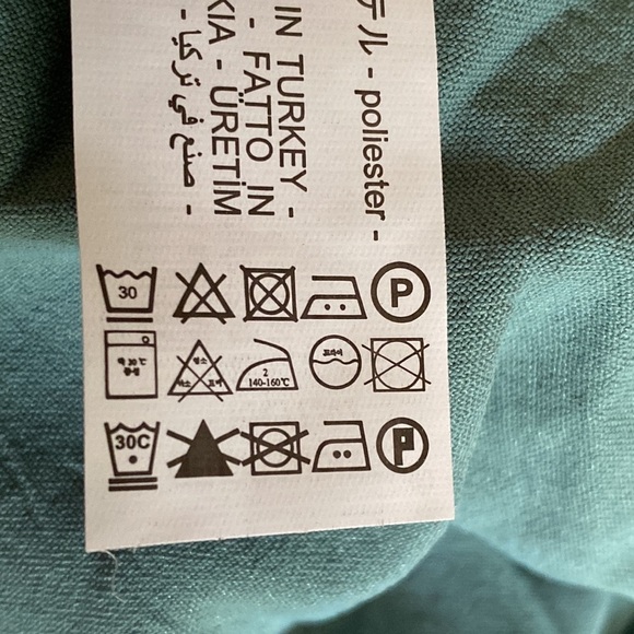 NWT. Zara Blue/Green Long Belted Jumpsuit. Size S. - Picture 11 of 11